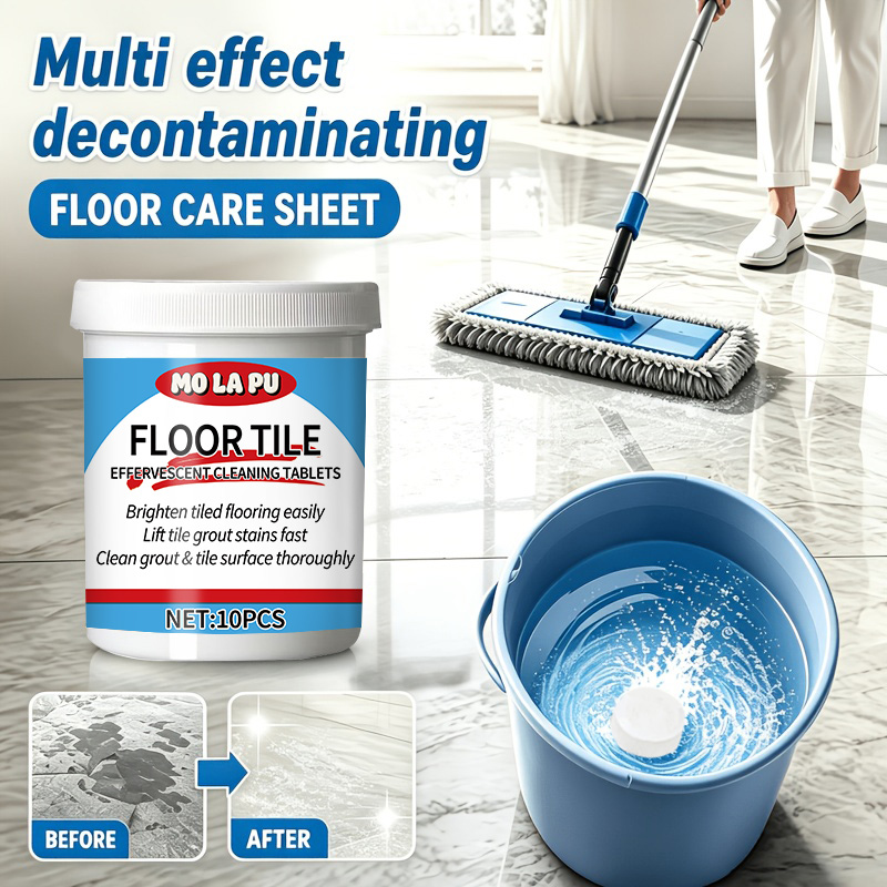 Shower Steamer Tablet - 바닥 청소 발포정 - 타일 청소