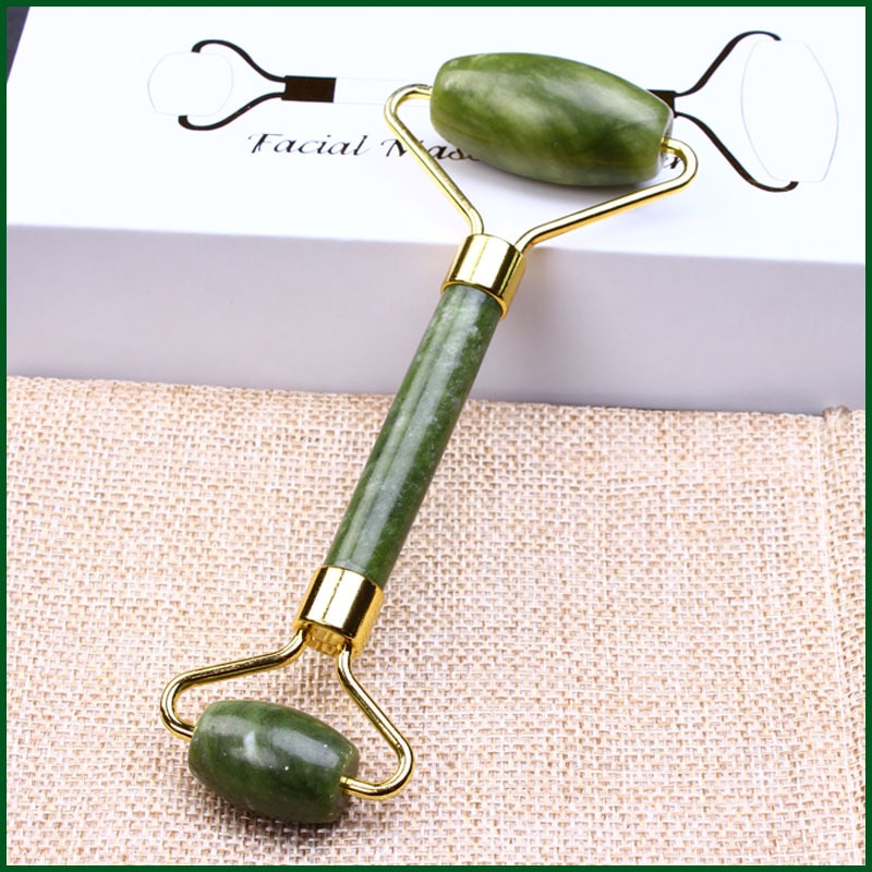 Jade Roller Stone - 스킨 케어 석영 스톤 천연 페이스