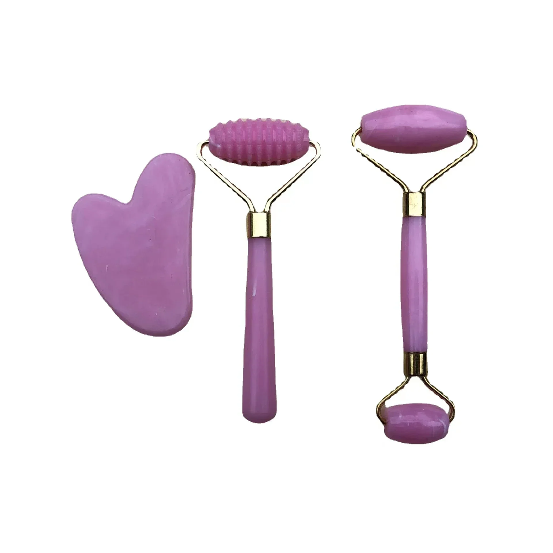 Jade Roller Stone - 얼굴 바디 Gua Sha 용 수지