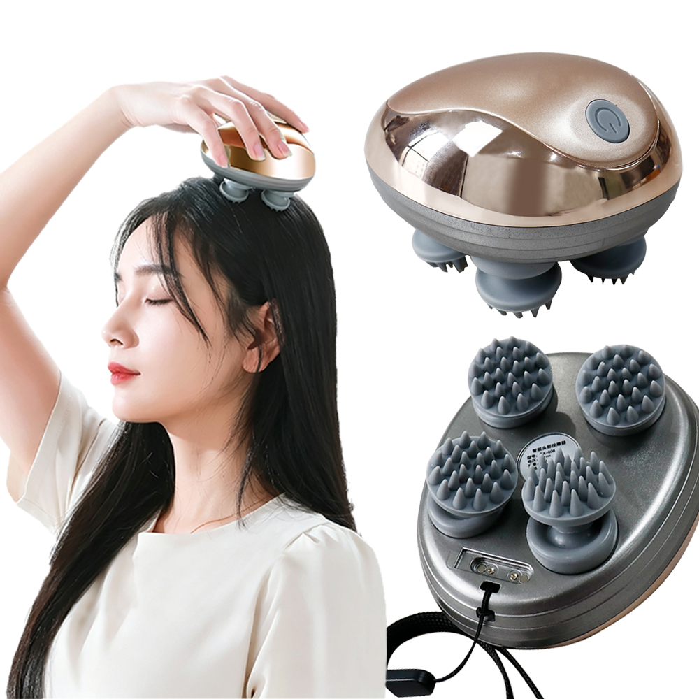 Spa Y Wellness - 휴대용 충전식 전기 적색광 두피 마사지기,