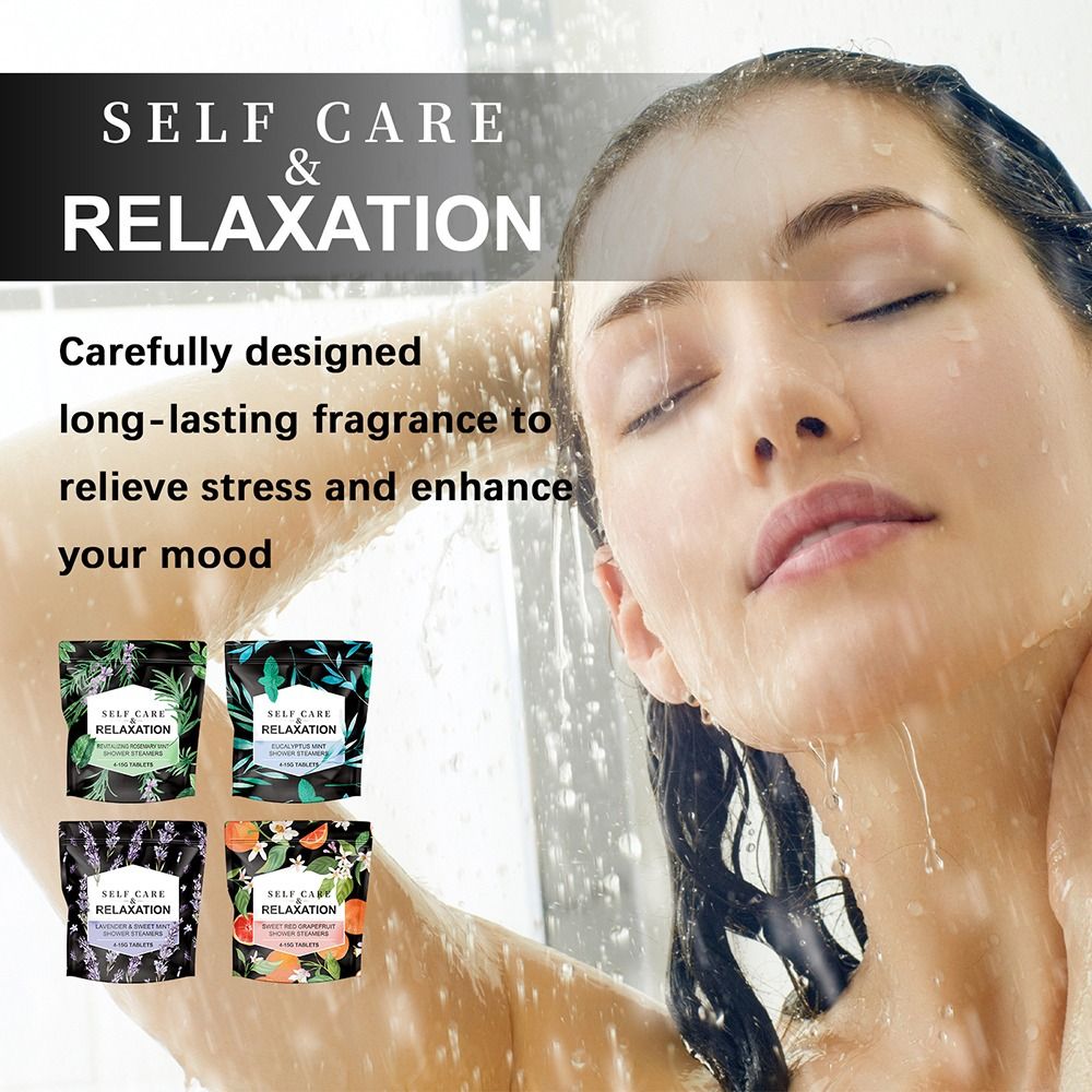 4정/팩 셀프 케어 릴렉세이션 스웨어 샤워 스티머 선물 - Shower Steamer Tablet 리뷰 및 가격