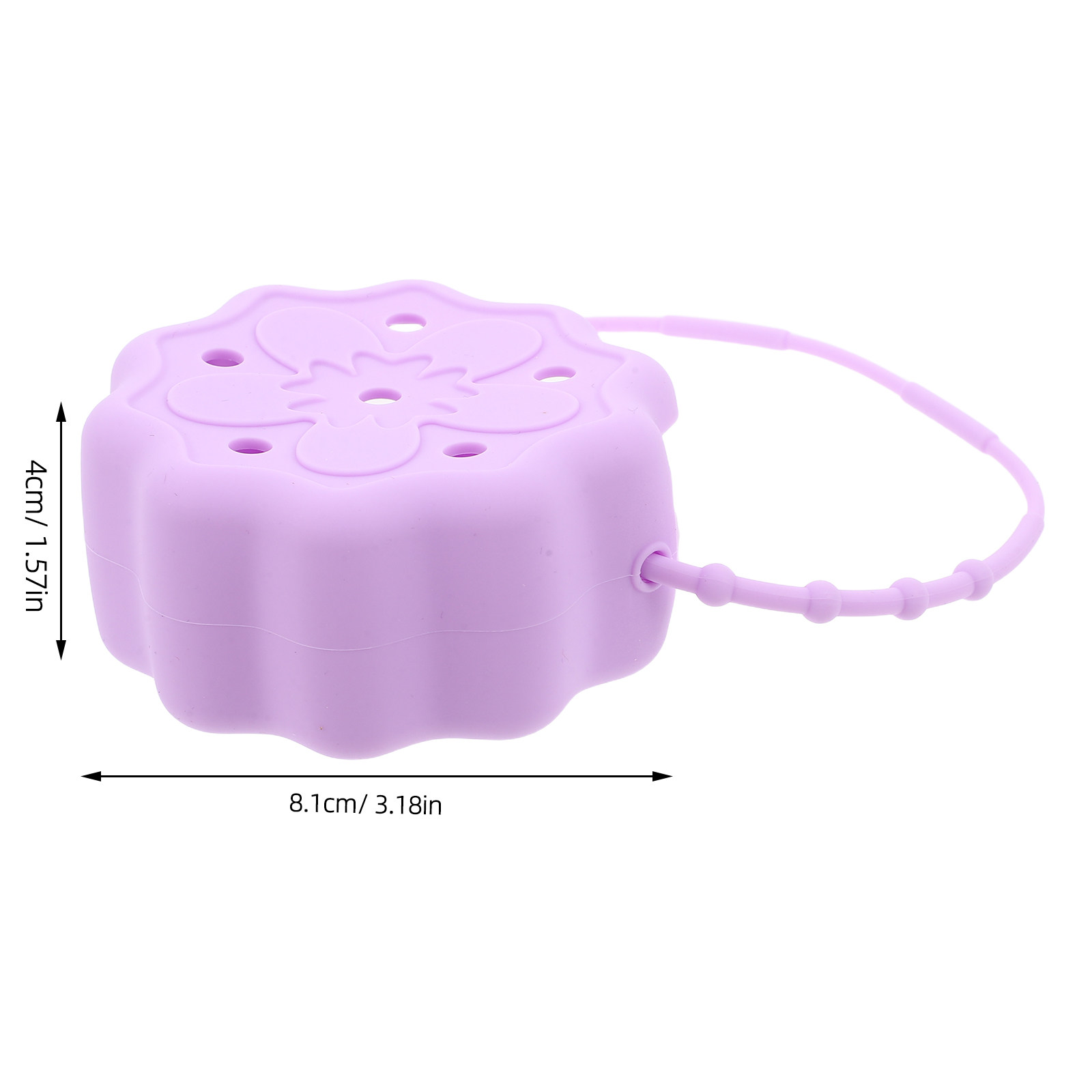 보라색 실리콘 샤워 스티머 홀더, 걸이형 아로마테라피  - Shower Steamer Tablet 리뷰 및 가격
