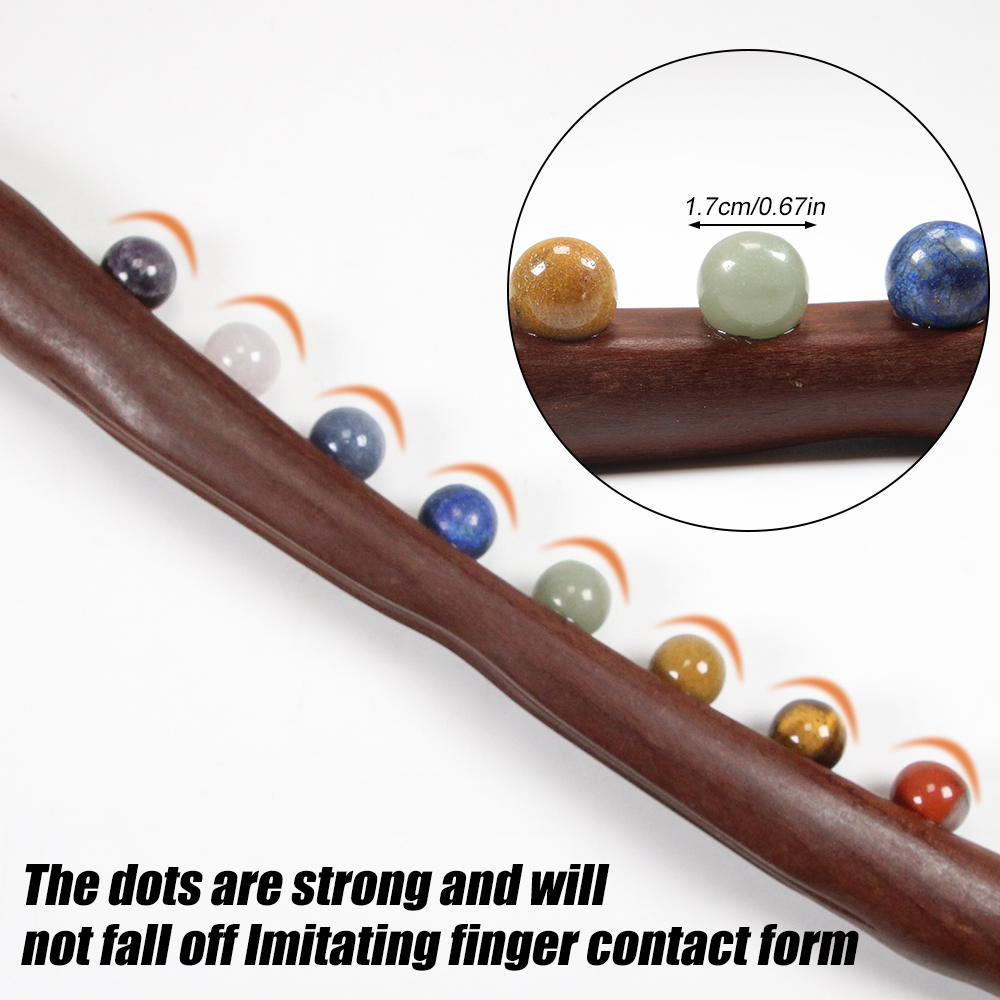 목 마사지 스틱, 옥 스톤 비즈 마사지 롤러, 나무 트 - Jade Roller Stone 리뷰 및 가격