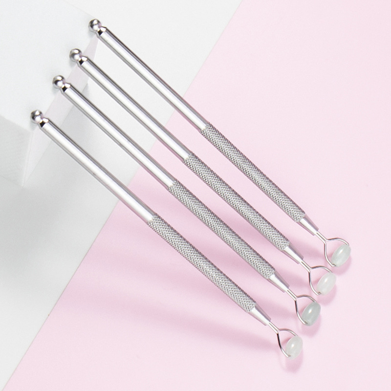 눈 주름 방지 천연 옥 롤러 스크레이퍼, 얼굴 침술 퍼 - Jade Roller Stone 리뷰 및 가격