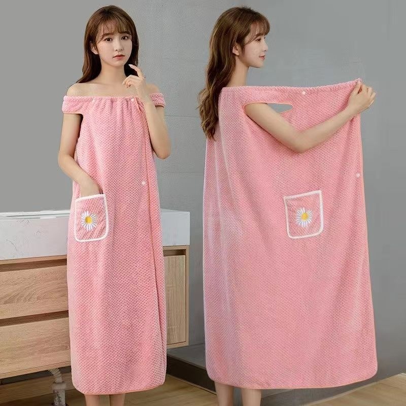 엑스트라 롱 핑크 플로럴 바스타월, 초흡수성, 보풀 없 - Spa Y Wellness 리뷰 및 가격