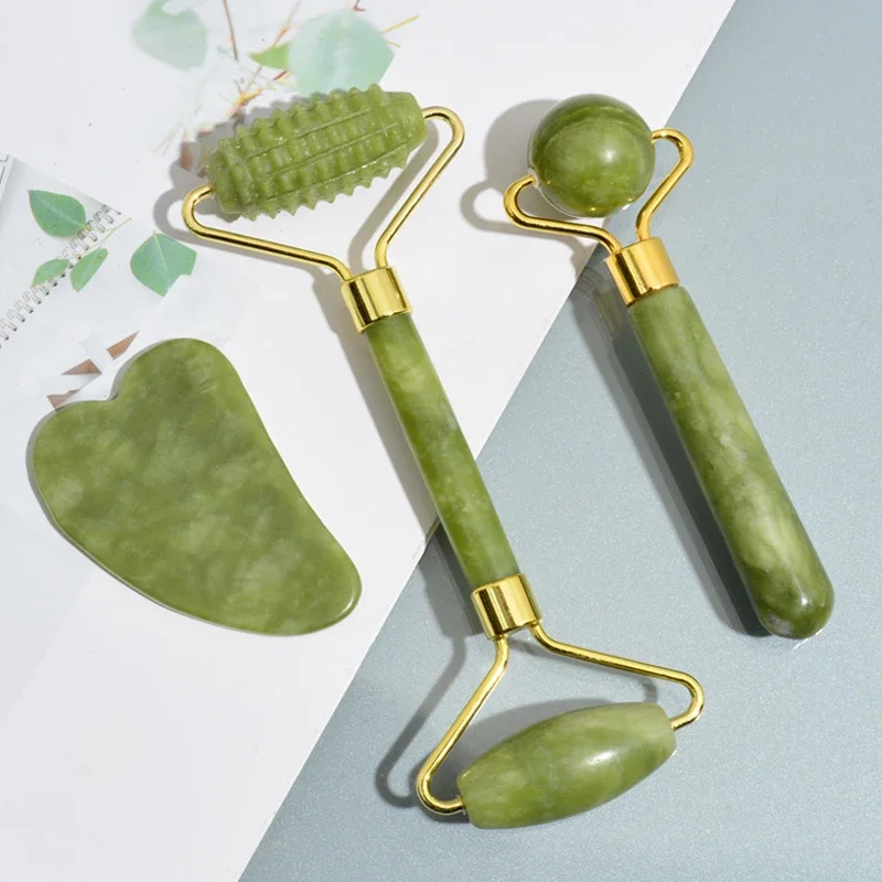 천연 옥 롤러 페이스 Gua Sha, 천연석, 바디 넥 - Jade Roller Stone 리뷰 및 가격