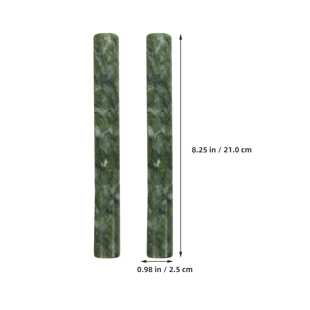 2개입 천연석 반죽 롤러 옥 대리석 롤링핀 논스틱 21 - Jade Roller Stone 리뷰 및 가격